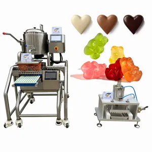 2023 new design automatic chocolate baby candy dissloving cooker gummy depositor