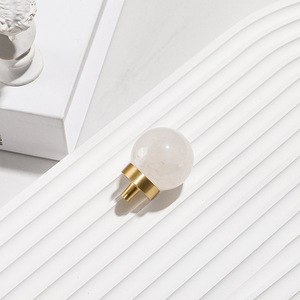 Bola <span class=keywords><strong>de</strong></span> cristal <span class=keywords><strong>de</strong></span> mármol <span class=keywords><strong>de</strong></span> cristal natural, diseño <span class=keywords><strong>de</strong></span> lujo, herrajes para muebles <span class=keywords><strong>de</strong></span> latón Jade, puerta <span class=keywords><strong>de</strong></span> armario <span class=keywords><strong>de</strong></span> cocina, perilla <span class=keywords><strong>de</strong></span> cajón, tocador <span class=keywords><strong>de</strong></span> dormitorio - Product Image 6