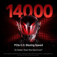 2025 Lexar NVMe PCIe 5.0 SSD M.2 Internal 1TB-4TB 3D 14000MB/s Read untuk PC Desktop, PS5, dan Perangkat Genggam