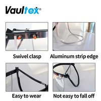 Vaultex Sable Protection Contre La Poussière De Soudage Facial-pièce Masque Industrie PVC Protecteur Travailleur Visage Bouclier Pour Casque De Sécurité
