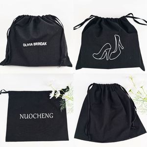 Bolsa de Cordón Personalizada Promocional, de Algodón, Colorida, para Almacenamiento, con Cuerda Pequeña, para Joyería, Aretes, Relojes - Product Image 5