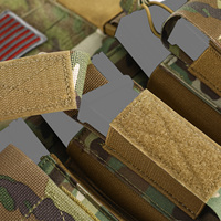 Gilet tactique Molle porte-plaques à boucle à dégagement rapide, découpe laser, protection corporelle robuste, gilet lesté d'entraînement