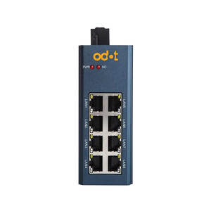 bibo 8 port unmanaged industrial Ethernet <b>switch</b> <b>plug</b>-and-play machine control ODOT-MS108T - Product Image 2