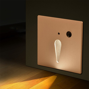 Lampes <span class=keywords><strong>LED</strong></span> extérieures en aluminium étanches, encastrées au mur, à détection de mouvement, lampes intelligentes pour marches d'escalier, couloir, lumière carrée 50000 - Product Image 1