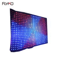 Écran LED magnifique, taille P3.5-p20cm, écran LED d'intérieur semi-extérieur OEM, écran vidéo LED de scène, toile de fond murale