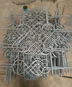 Ouya hàng rào và cổng phần cứng sắt trang trí trung tâm CuộN balusters - Product Image 5