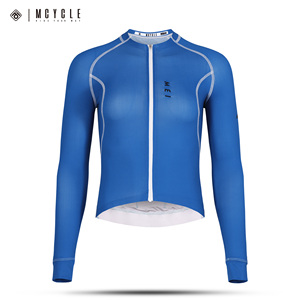 Mcycle Maillot de cyclisme personnalisé <span class=keywords><strong>pour</strong></span> femmes Maillot de vélo respirant à séchage rapide évacuant l'humidité <span class=keywords><strong>pour</strong></span> cyclistes confortables - Product Image 3