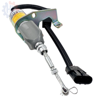 Pièces d'excavatrice Solénoïde d'arrêt de carburant 12V 24V 5295567 5346207 4942879 5301701 5304951 pour moteur 4BT 6BT 6CT8.3 QSL9.3