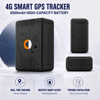 Rastreador GPS Inteligente 4G de Fábrica, Batería de Larga Duración de 6000 mAh, Dispositivo de Rastreo en Tiempo Real con Reproducción de Historial y Alertas Inteligentes