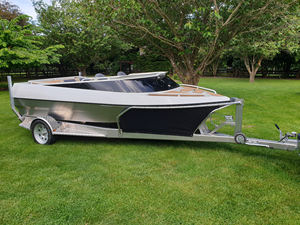 2025 miglior 14 Ft in alluminio acqua bassa fiume <span class=keywords><strong>Jet</strong></span> Boat motore di bordo Yacht per la vendita - Product Image 4