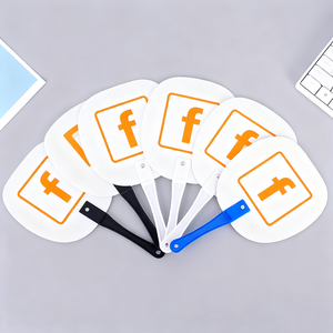 Ventiladores de plástico impresos personalizados Xinrunjin, publicidad eficaz, herramientas promocionales personalizadas para eventos, marketing, conocimiento de marca - Product Image 2