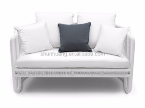 Muebles de aluminio para exteriores, juego de sofá <span class=keywords><strong>Terence</strong></span>, patio, sofá seccional, conversación para impermeable, PE, ratán, balcón, sofás de jardín - Product Image 4