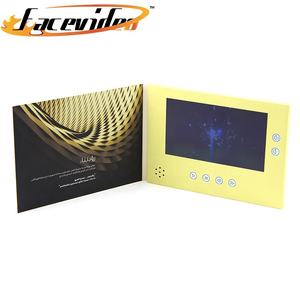 Boîte de carte de vœux d'invitation d'affaires personnalisée à <span class=keywords><strong>prix</strong></span> compétitif populaire pour cadeau de marketing, écran lcd, vidéo, livret - Product Image 2