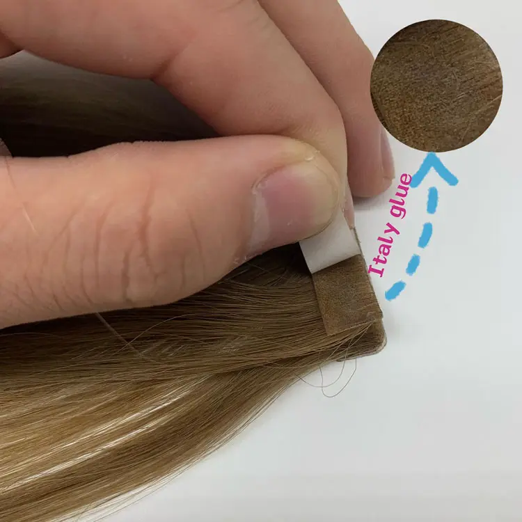 Fasimei Tape In Hair Extensions 100 Menselijk Russisch Haar Injectie Huid Inslag Onzichtbare Tape In Inslag