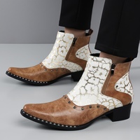 [Votre Marque] Chaussures en Cuir Style Britannique Grande Taille pour Hommes, Idéales pour le Travail et le Quotidien