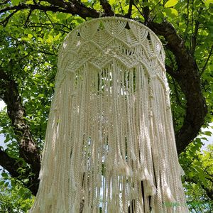 Top 1 proveedor en Vietnam decoración del hogar Boho bohemio macramé lámpara sombra colgante precio barato y buena calidad - Product Image 1