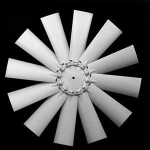 ใบพัดลมประกอบ 12 ใบ ทำจากไนลอน พลาสติก แบบใบพัดแกน สำหรับเครื่องยนต์รถบรรทุกหนัก - Product Image 5