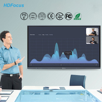 Tableau blanc interactif intelligent à écran tactile infrarouge pour salle de classe, affichage numérique LCD 65, 75, 86, 110 pouces, prix abordable
