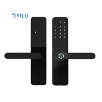 Cerradura Inteligente TT Lock Tuya Personalizada de Fábrica, Cerradura Digital Biométrica Multifunción con Huella Dactilar y Contraseña para Puerta de Entrada