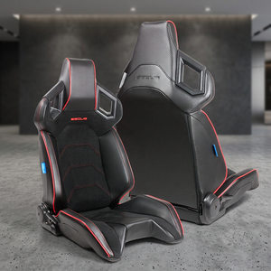 Asiento Deportivo Personalizado SSCUS de Cuero PU Raptor, Cómodo, Resistente y Duradero, con Tela Twill RAP924-ALC/PU, MOQ Bajo - Product Image 1