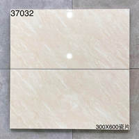 Azulejos de Pared de Cerámica Multifacéticos de Color Beige Pulido de 30x60cm, Azulejos de Baño con Acabado 3D, Resistentes al Desgaste para Interiores de Hoteles
