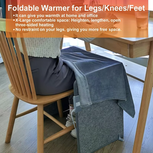 Chauffage portable en cristal de carbone, <span class=keywords><strong>pliable</strong></span>, chauffe-pieds pour les jambes inférieures, chauffage rapide, protection contre la surchauffe, 170W, affichage de la température - Product Image 5