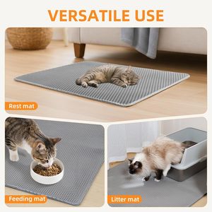 Indoor/Outdoor Reversible Washable <b>Rubber</b> Entrance <b>Mat</b> <b>Floor</b> Protection Double Layer Non-Slip - Product Image 5