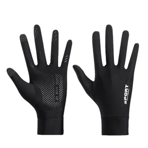 Unisex Ice Silk <b>Gloves</b> Quick Drying Breathable Sun Protection Cycling Sports Fitness Fishing Rock Climbing <b>Touchscreen</b> - Product Image 2