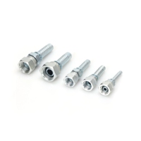 87392 raccord de tuyau hydraulique monobloc adaptateur de Sockeltess réutilisable étampé lisse raccord rapide pour métrique britannique américain