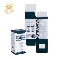 Boîtes personnalisées imprimées pour emballages de médicaments, en papier cartonné blanc mat pliable CMYK, conception OEM, boîte à rabat recyclable