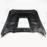 Couvre-moteur en fibre de carbone pour Ford Mustang 2015+