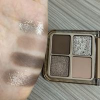 Palette de fards à paupières glamour 4 couleurs Pudaier avec logo personnalisé, facile à estomper, imperméable, végétalien, mat et scintillant