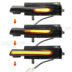 2 Piezas de Luces Intermitentes Dinámicas LED para Espejos Retrovisores Laterales, Lámpara Indicadora de Señal de Giro para Volvo XC60 XC90 S90 V90 2016-2021 - Product Image 2