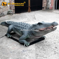 Mon Crocodile Animatronique en Silicone Artificiel AA011 pour Parc Aventure, Modèle Dino, à Vendre