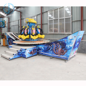 Manège mobile Octopus pour 8 personnes, équipement de fête <span class=keywords><strong>foraine</strong></span> rotatif, machine de jeu de carnaval extérieur - Product Image 1