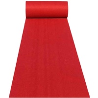 High Quality Disposable Red Outdoor Carpet Runner Rugs for Wedding Events Banquet Celebration Ceremonies Anti-Slip Red Carpet