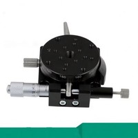 REALMAX RS RSP RGE Plateau de positionnement linéaire manuel de précision à entraînement micrométrique, table rotative manuelle