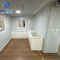 Maison conteneur préfabriquée extensible de 20 pieds et 40 pieds prête à être expédiée, à vendre, livraison rapide, mini-maison préfabriquée 3, 4 ou 5 chambres