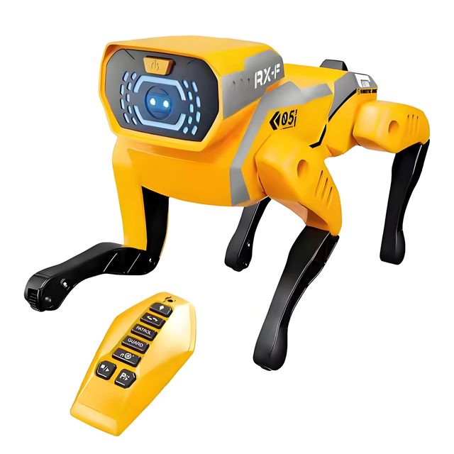EPT Programmable Obstacle Avoidance Gesture Sensing Rechargeable Intelligent STEM Dancing Children Electric Smart RC Robot Dog