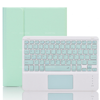 Nouveau clavier sans fil Bluetooth rechargeable avec étui en cuir pour tablette OPPO Realme Pad 2 11,5 pouces, langue personnalisable