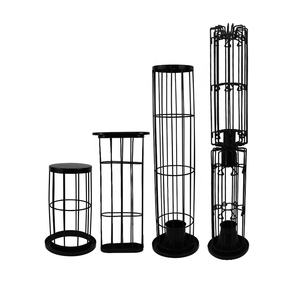 תחנת כוח תרמית עם כלוב שקיות קולט אבק מנירוסטה 304 125*2480 שלד קולט אבק מגולוון - Product Image 1