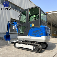 Rippa NDI330 moins cher scavatore compact digger zéro queue bager liste de prix ensacheuse jardin escavatore