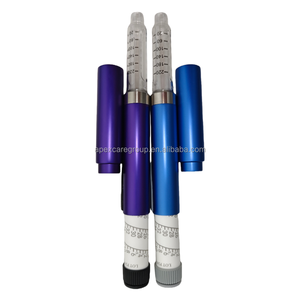 Colored Metal Reusable <b>Pen</b> Injectable V2 60IU Cosmetic Packaging Durable Screw Cap Plastic Lid - Product Image 5