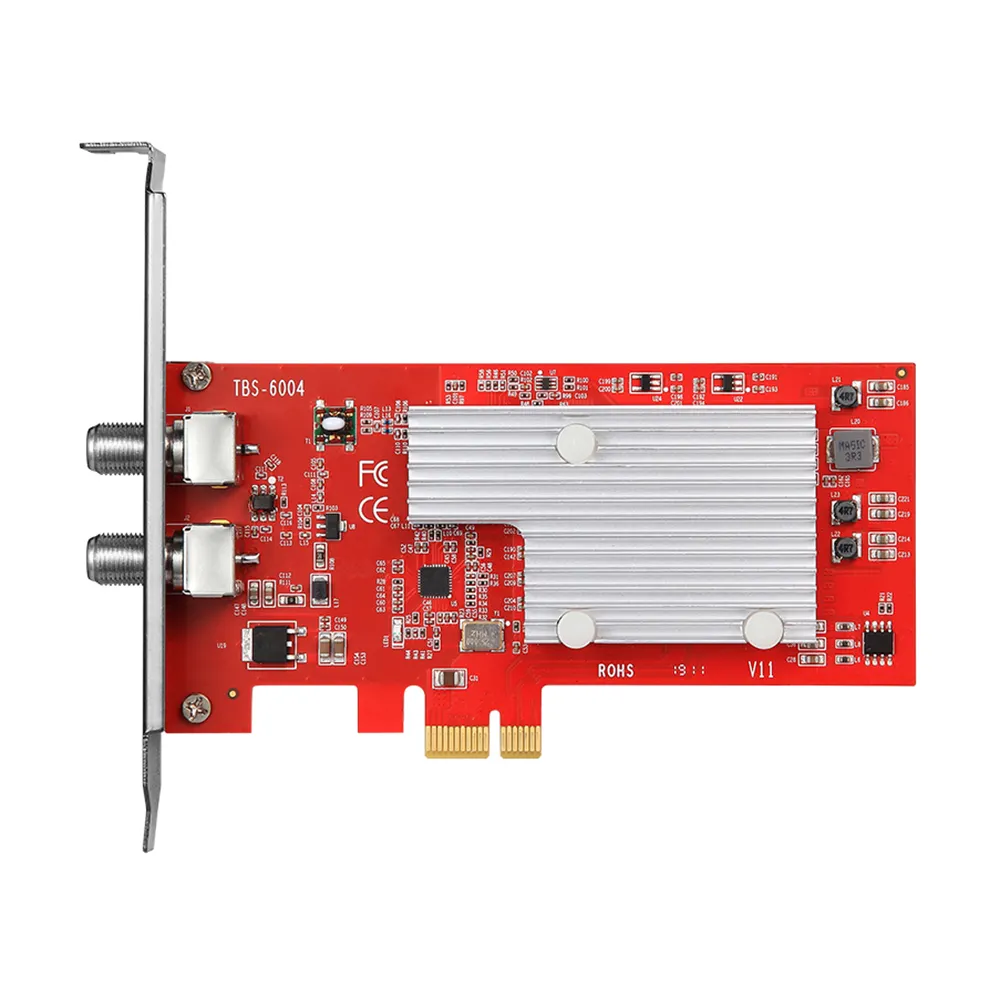 TBS6004 DVB-S/T, ISDB, IP до 4 QAM DVB-C модулятор карта PCIe с бесплатным программным обеспечением (ETSI EN 300 429/ITU-T J.83A/C)