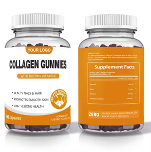Suplemento Vitamins Gummy Candy L-Glutathione Biotin Gummies de colágeno Vegano para blanquear la piel - Product Image 4