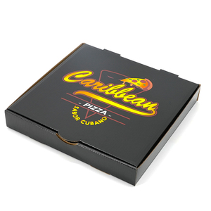 Scatola per Pizza in Cartone Ondulato con Logo Personalizzato, Ecologica, per Ristoranti e Asporto - Product Image 1