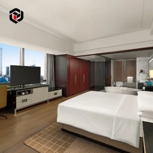 Apartment Villa Project Fashionable 5 <b>Star</b> Luxury Modern Design Solid Oak Eco-Friendly E1 Grade Hotel Bedroom Sets Eco-Friendly - Product Image 4