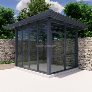 Large-Span Custom-Size <strong>Sunroom</strong> - Hotel/Residential Garden Glass Enclosure - Product Image 5