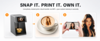 Imprimante à café pour latte art, encre comestible, machine numérique à plat pour impression personnalisée de photos sur gâteaux, café, bière, jus, latte