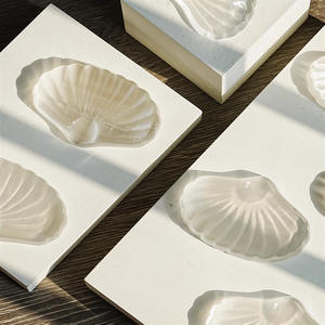 Cristallo di gesso naturale artigianato statue <span class=keywords><strong>animali</strong></span> Reiki gatto faccia Selenite ciotola per decorare - Product Image 6